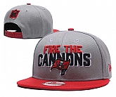 Buccaneers Fire The Cannons Gray Adjustable Hat GS,baseball caps,new era cap wholesale,wholesale hats